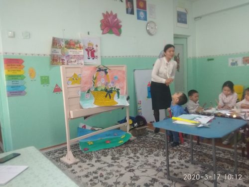 открытый урок 1- средняя группа